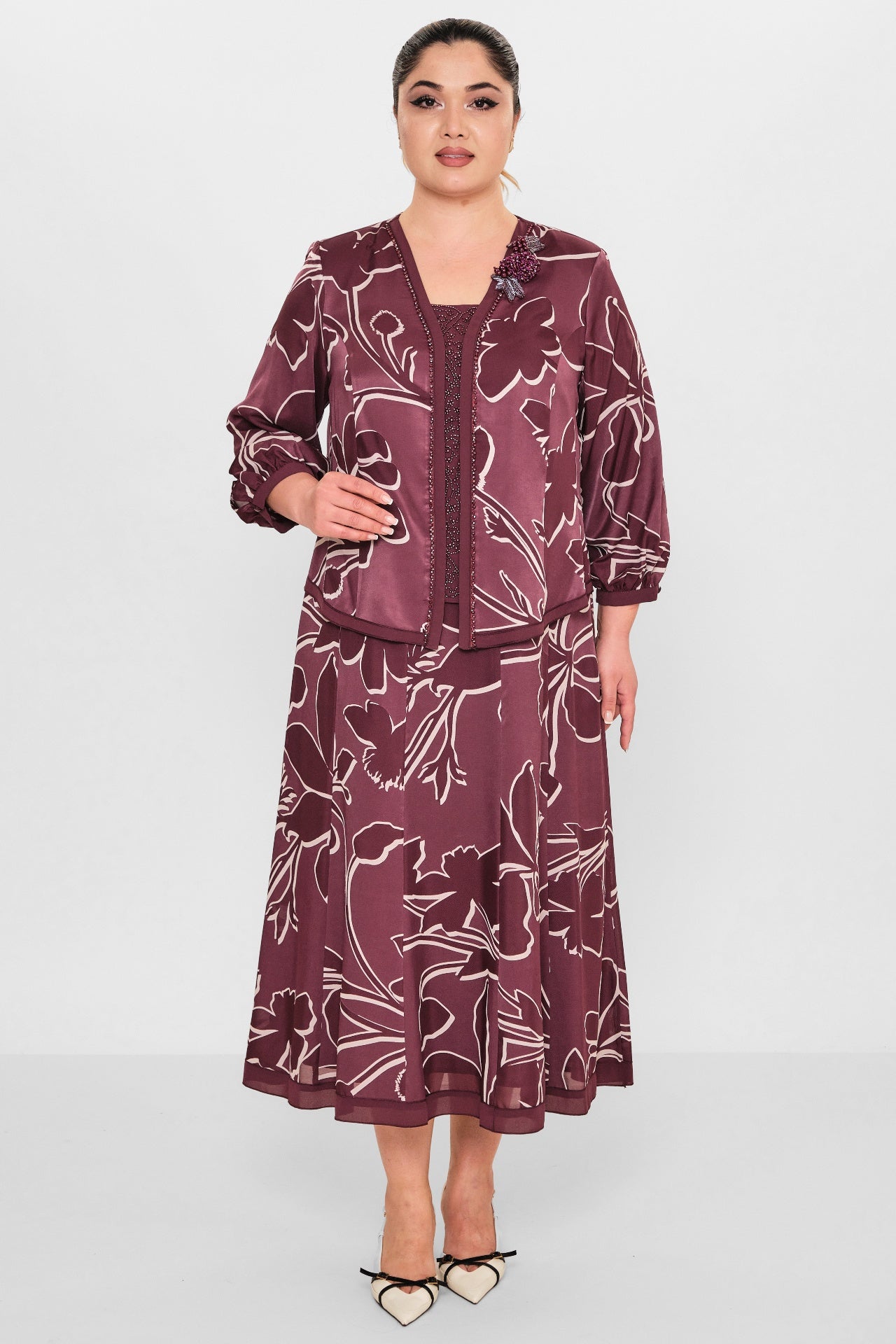 Gumanize - Plus Size Dress (GMZ2026-394-8097) - 8690200081767