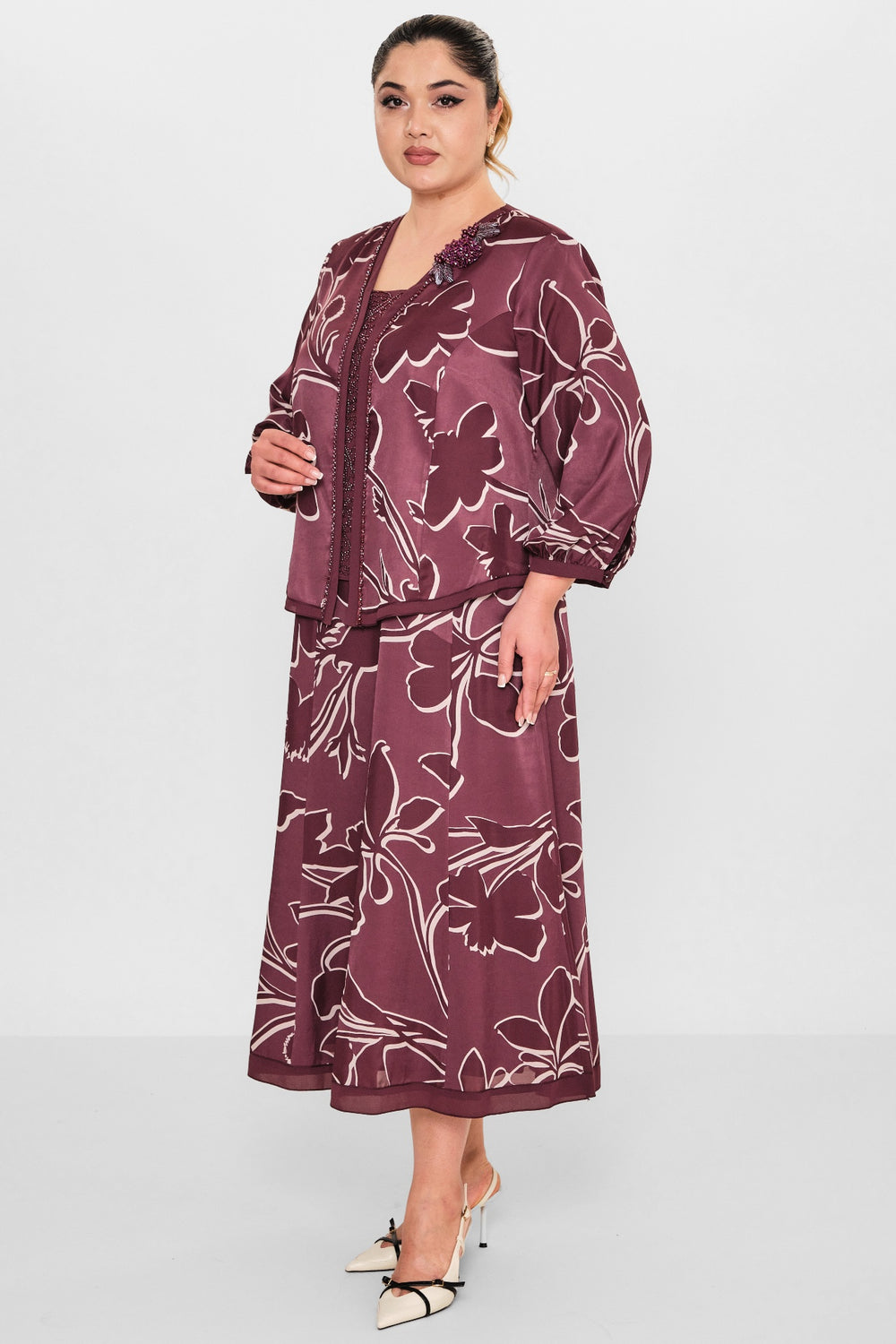 Gumanize - Plus Size Dress (GMZ2026-394-8097) - 8690200081767