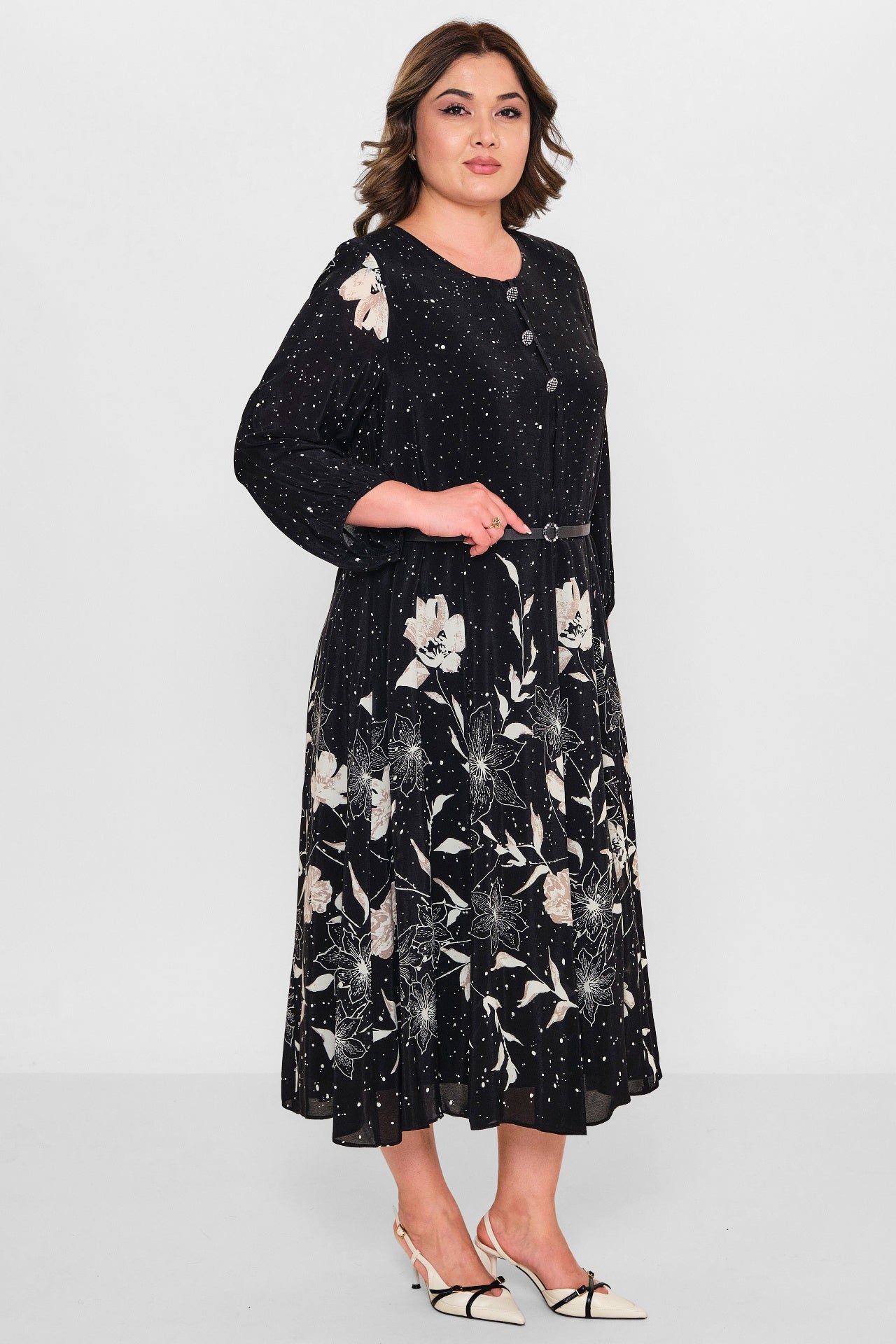 Gumanize - Plus Size Dress (GMZ2026-307-7964-1) - 8690200081835