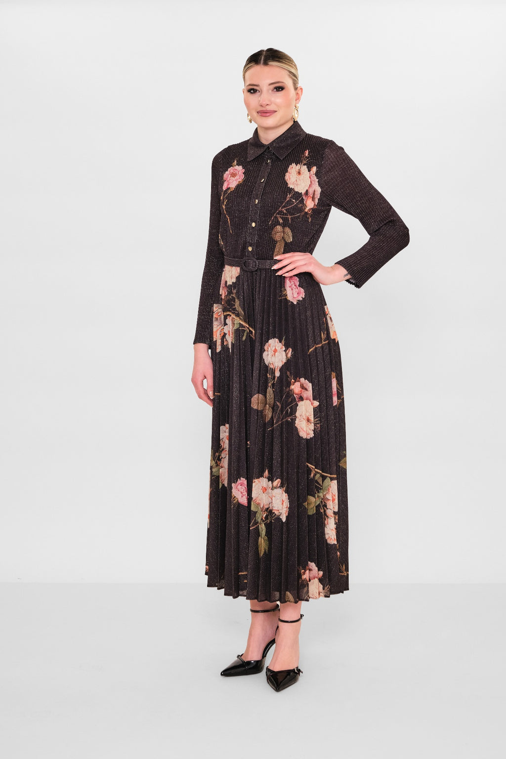 Myraang - Plus Size Dress (MRG26Y05-3073) - 8690200081866