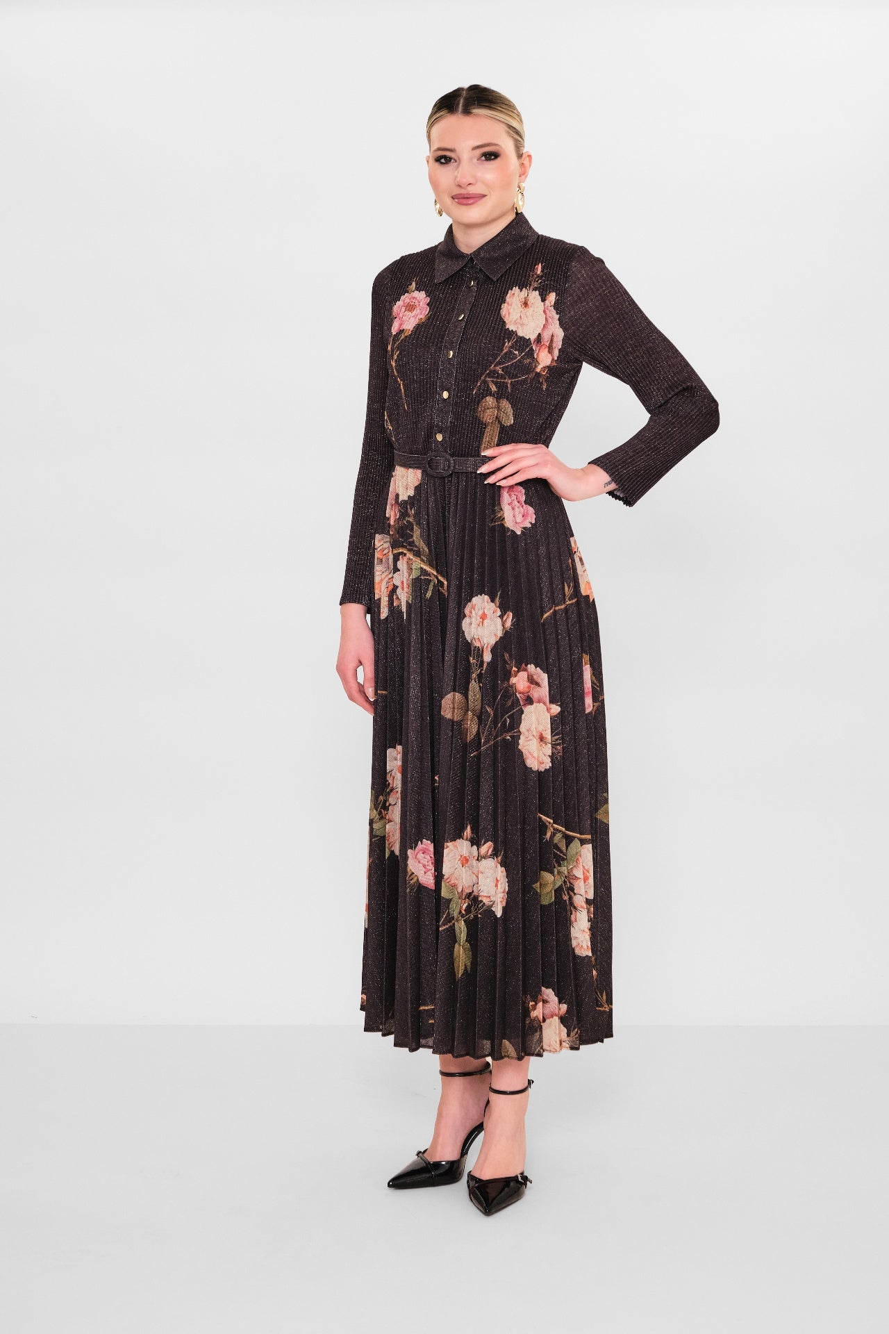 Myraang - Plus Size Dress (MRG26Y05-3073) - 8690200081866