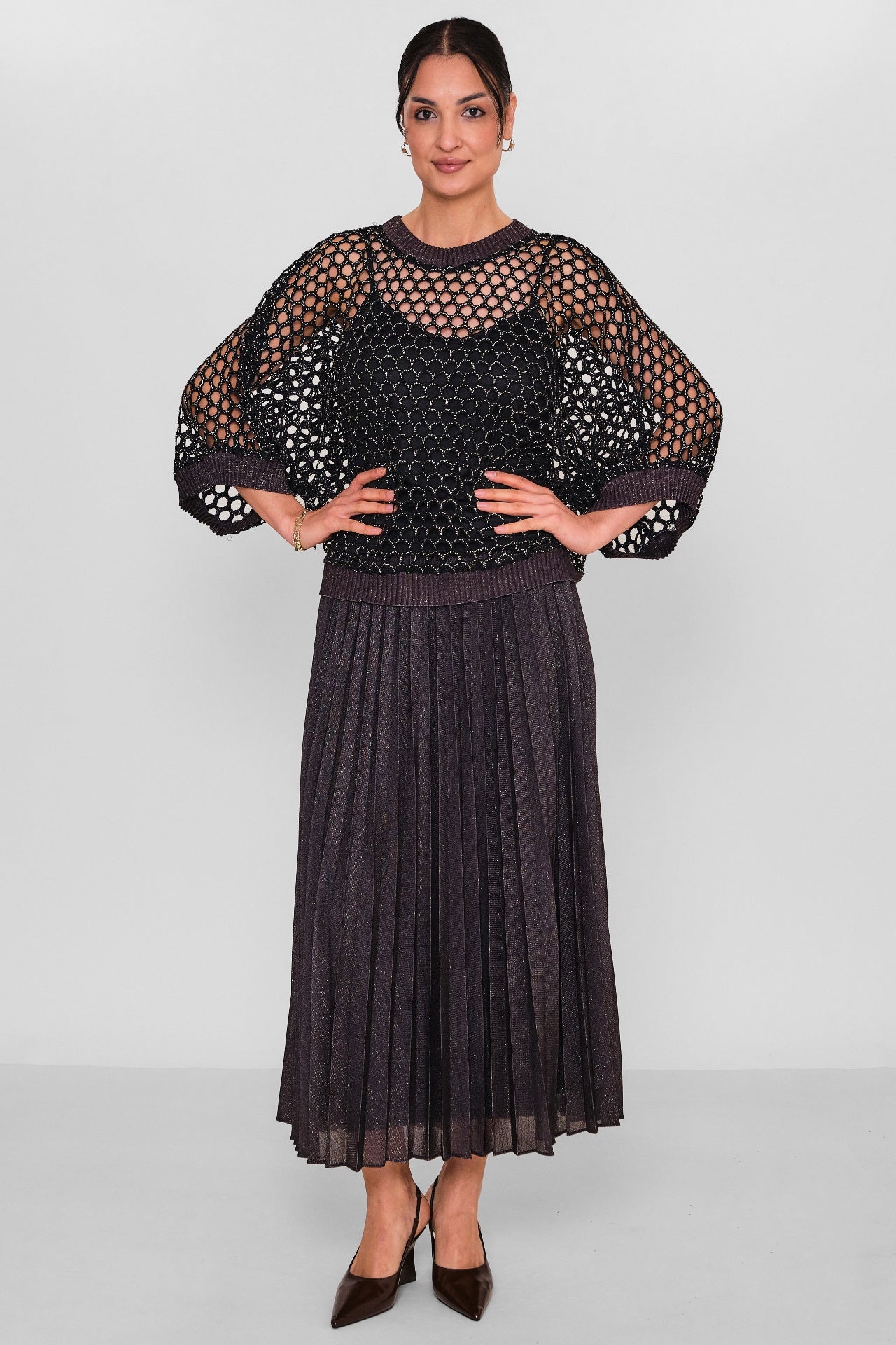Myraang - Plus Size Suit (MRG26Y05-3085) - 8690200082030