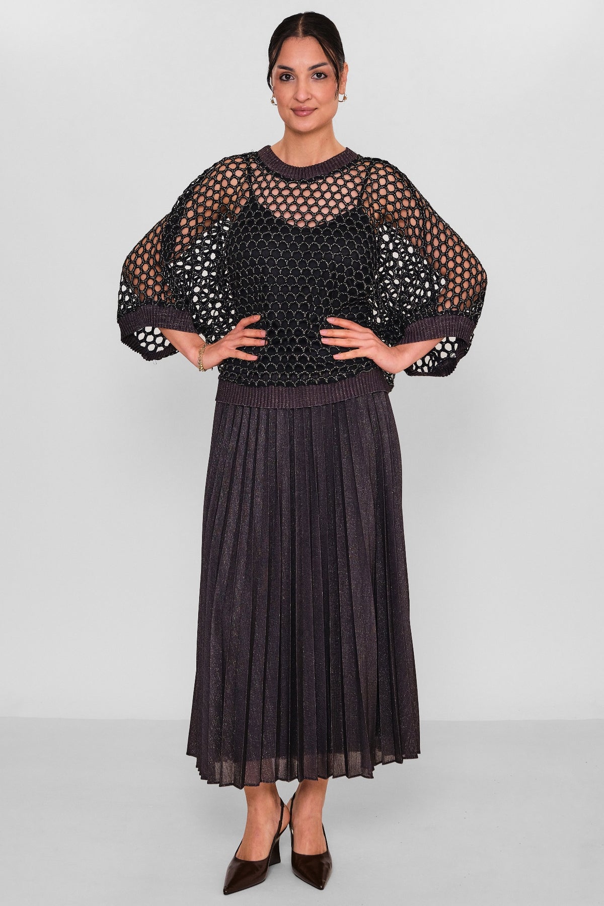 Myraang - Plus Size Suit (MRG26Y05-3085) - 8690200082030