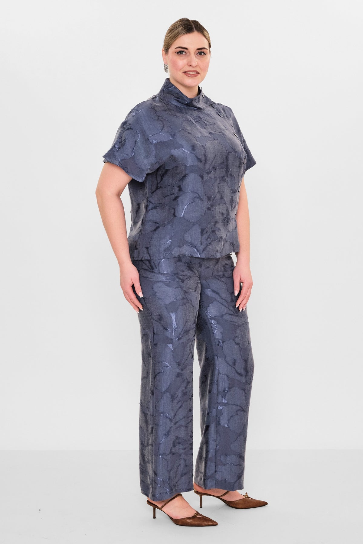 Laluce - Plus Size Blouse (L2.Y26.BLZ.2B193) - 8690200082160