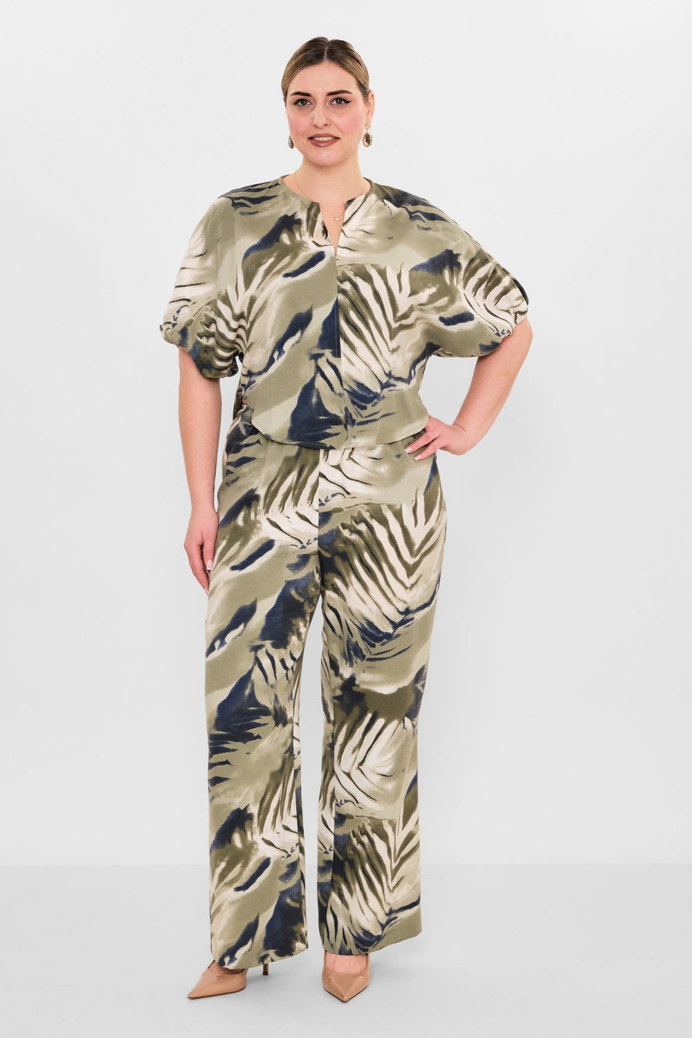 Laluce - Plus Size Blouse (L2.Y26.BLZ.2B199) - 8690200082207