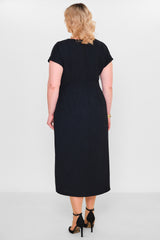 Laluce - Plus Size Dress (L2.Y26.ELB.2E652) - 8690200082337