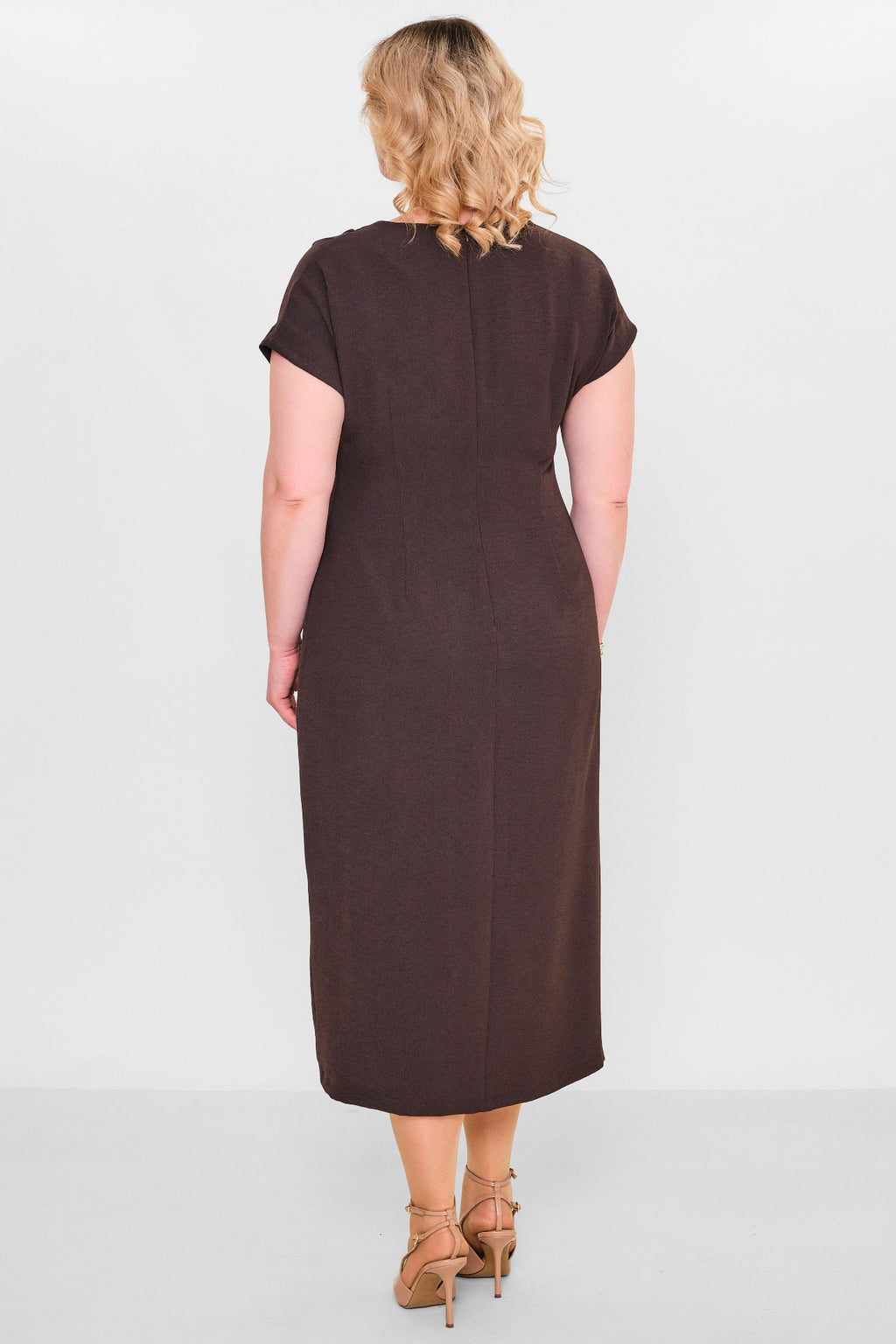 Laluce - Plus Size Dress (L2.Y26.ELB.2E652) - 8690200082368