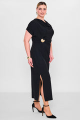 Laluce - Plus Size Dress (L2.Y26.ELB.2E653) - 8690200082375