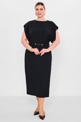 Laluce - Plus Size Dress (L2.Y26.ELB.2E655) - 8690200082405