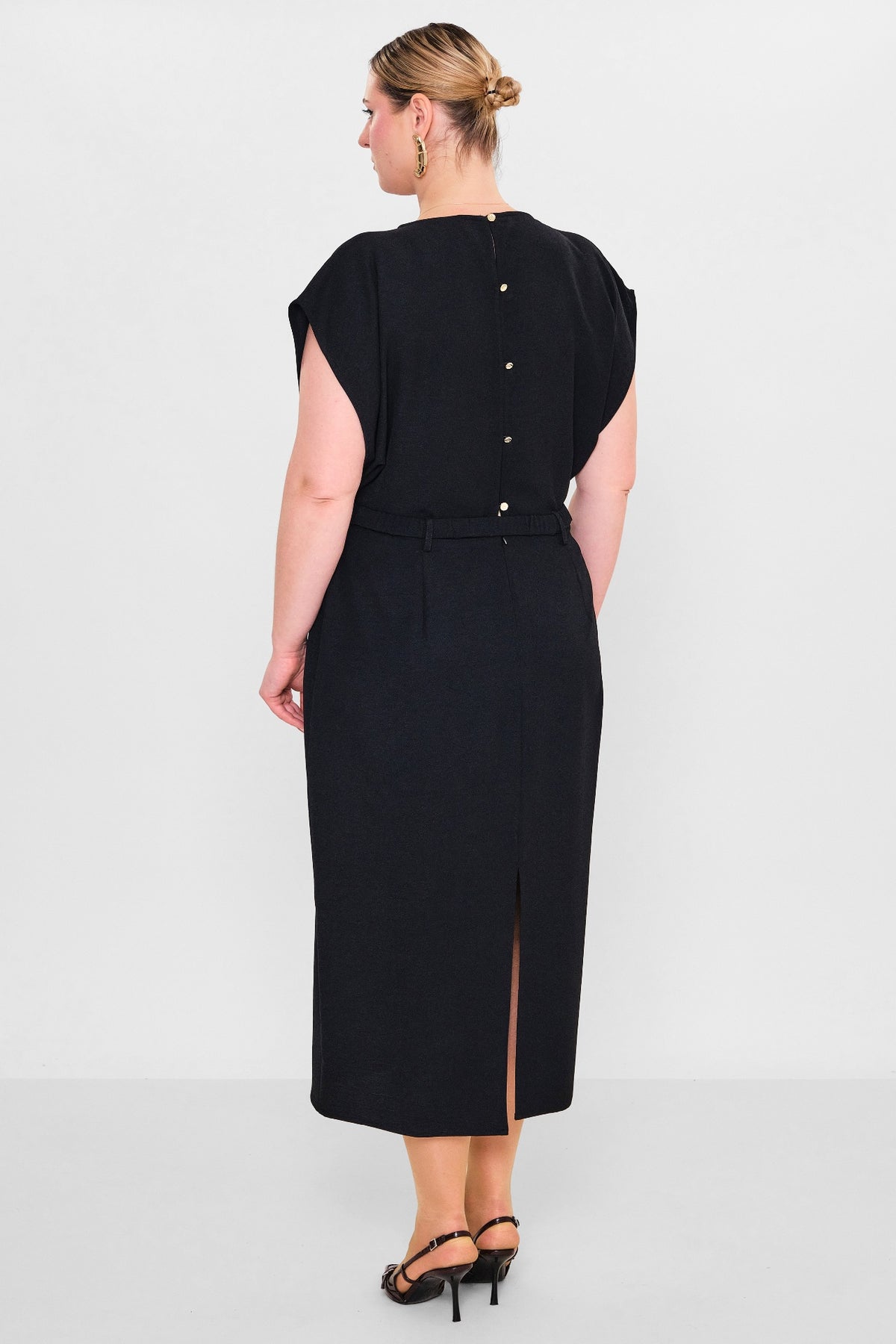 Laluce - Plus Size Dress (L2.Y26.ELB.2E655) - 8690200082405