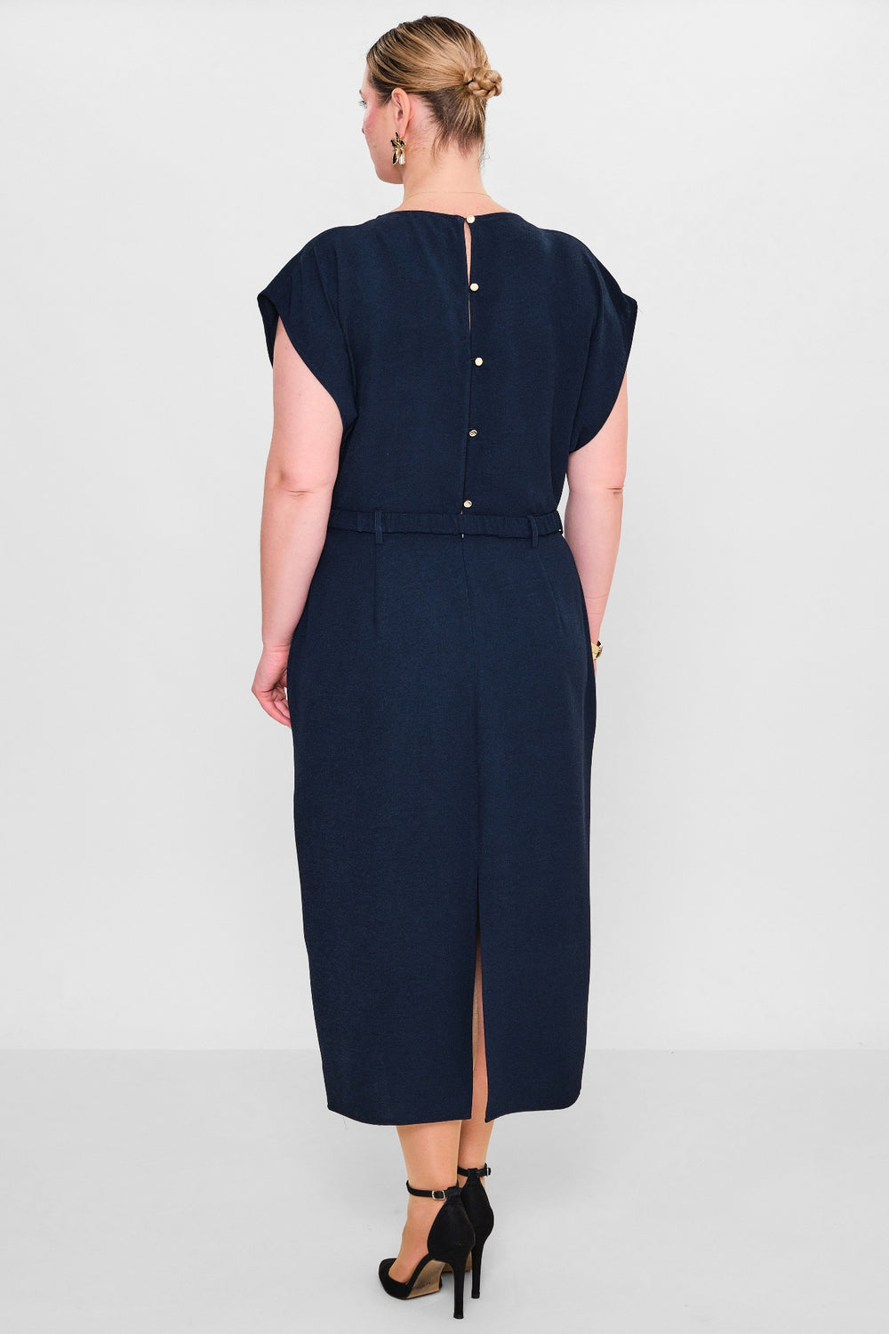 Laluce - Plus Size Dress (L2.Y26.ELB.2E655) - 8690200082429