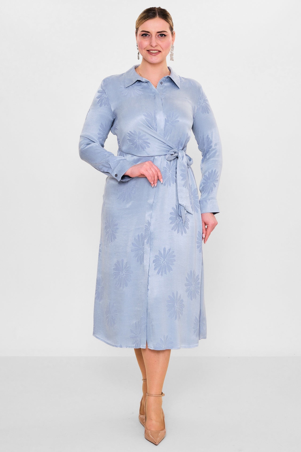 Laluce - Plus Size Dress (L2.Y26.ELB.2E660) - 8690200082450