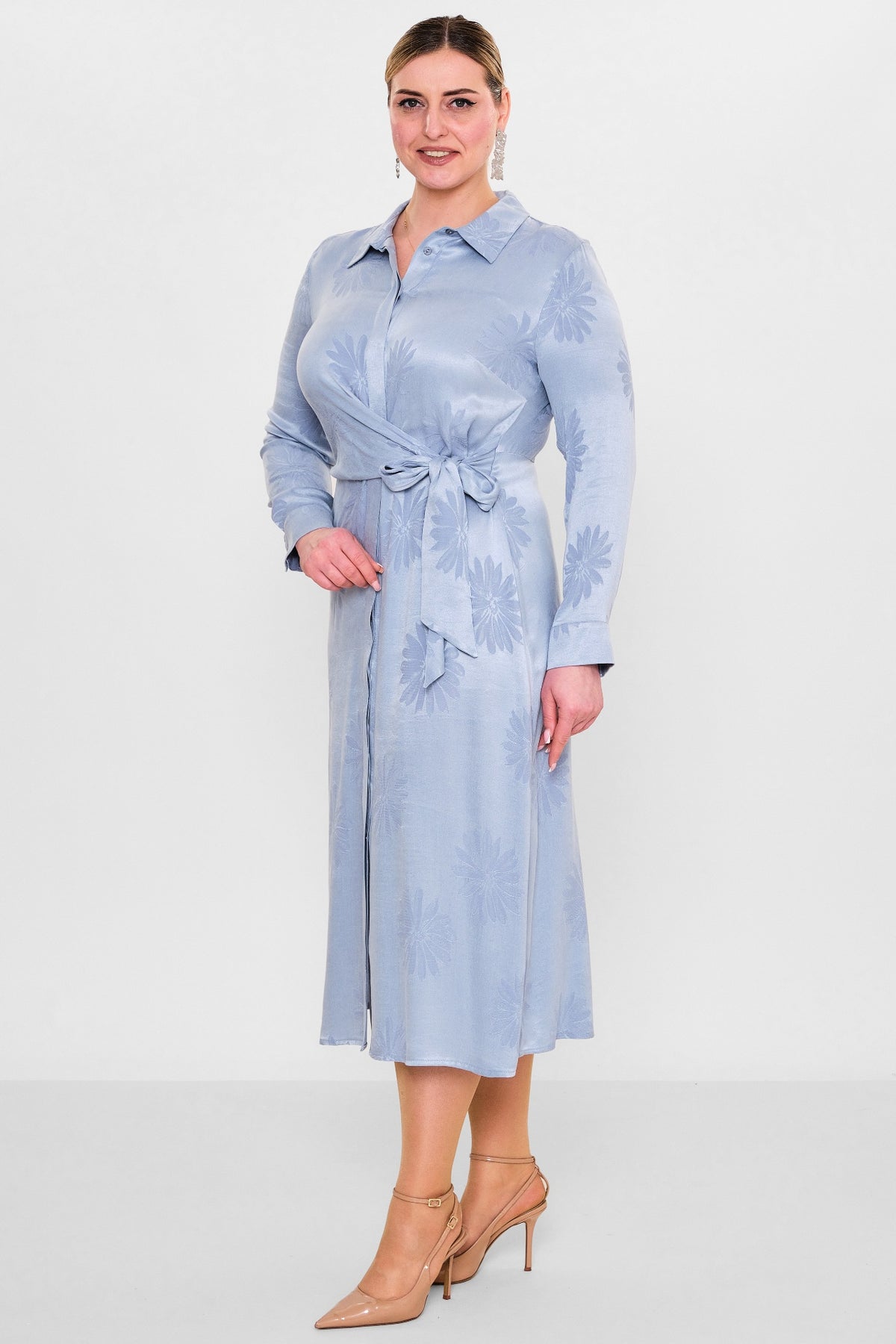 Laluce - Plus Size Dress (L2.Y26.ELB.2E660) - 8690200082450