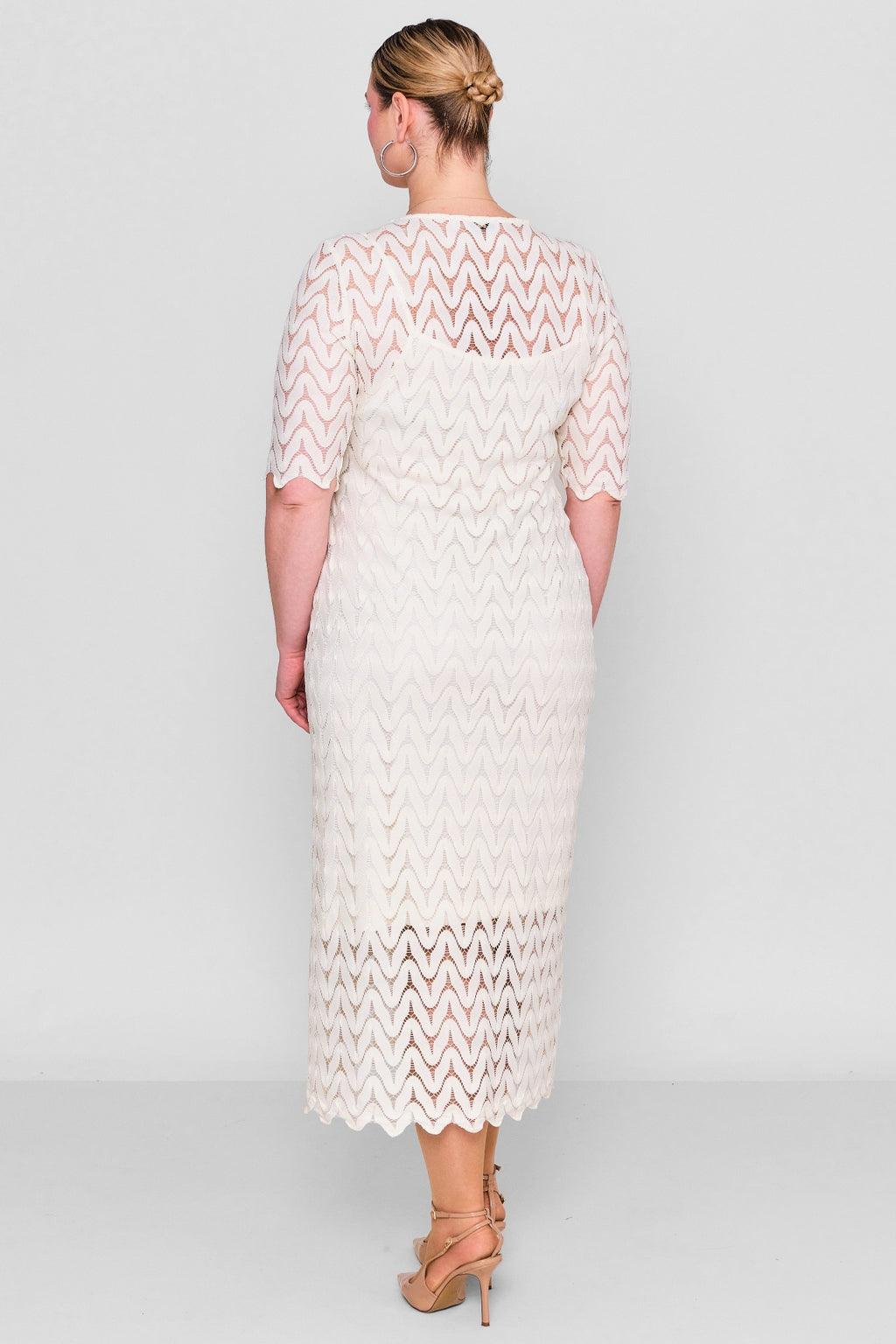 Laluce - Plus Size Dress (L2.Y26.ELB.2E662) - 8690200082481