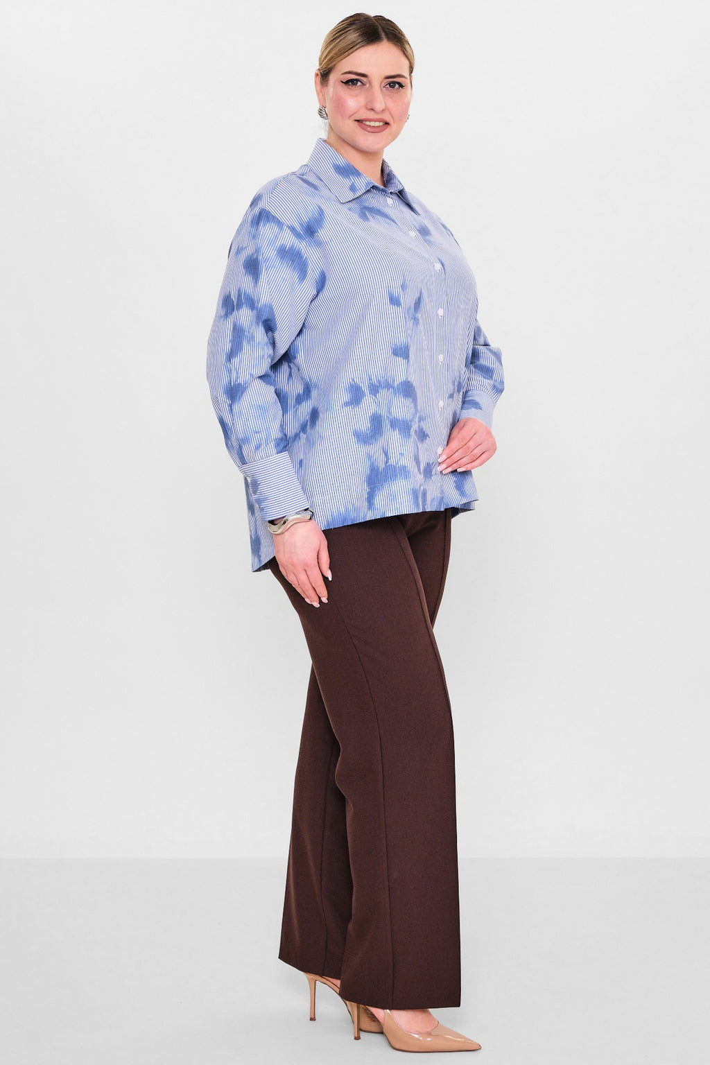 Laluce - Plus Size Shirt (L2.Y26.GML.2G144) - 8690200082559