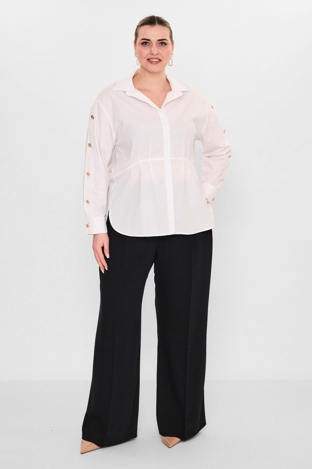 Laluce - Plus Size Shirt (L2.Y26.GML.2G146) - 8690200082573