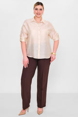 Laluce - Plus Size Shirt (L2.Y26.GML.2G152) - 8690200082603