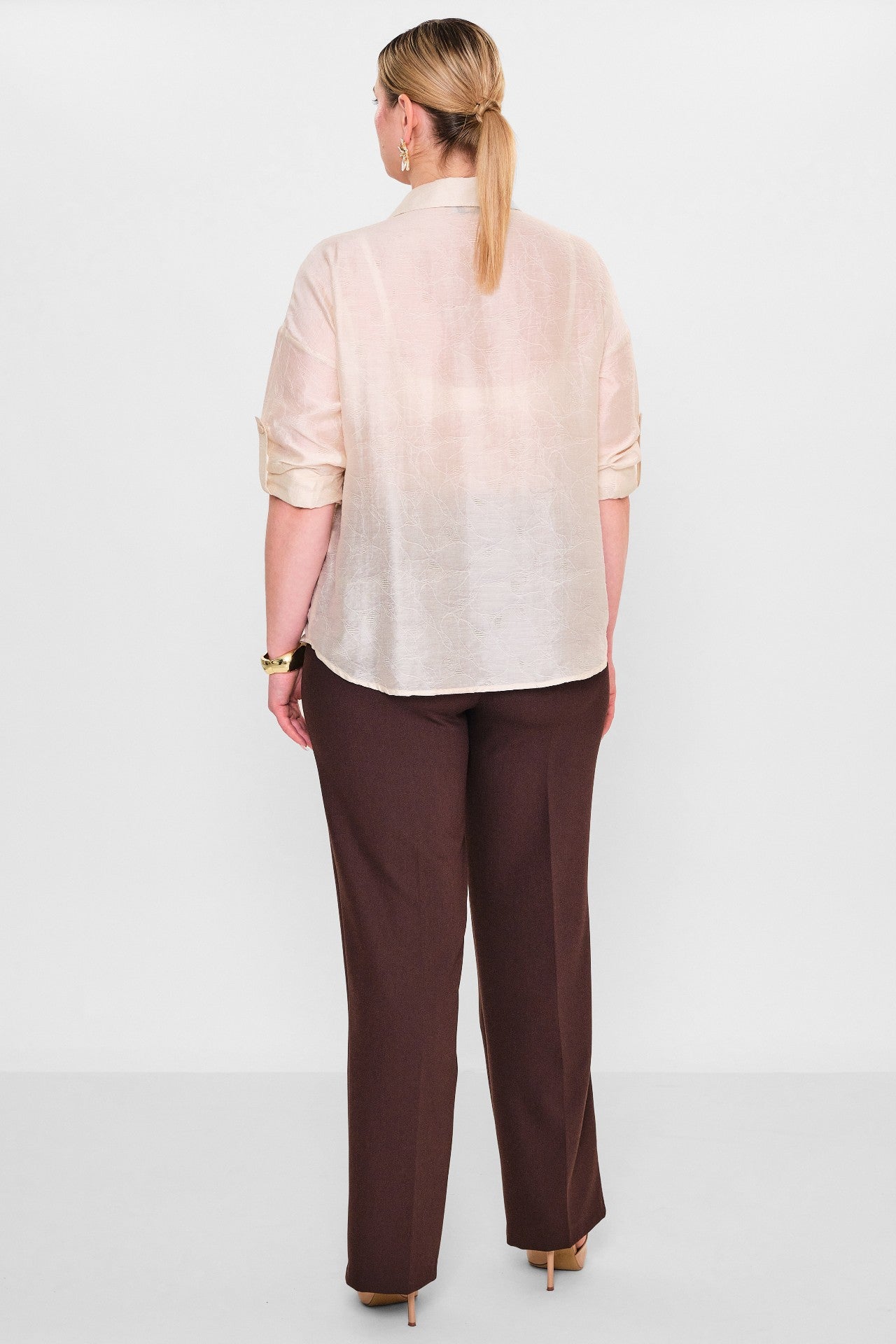 Laluce - Plus Size Shirt (L2.Y26.GML.2G152) - 8690200082603