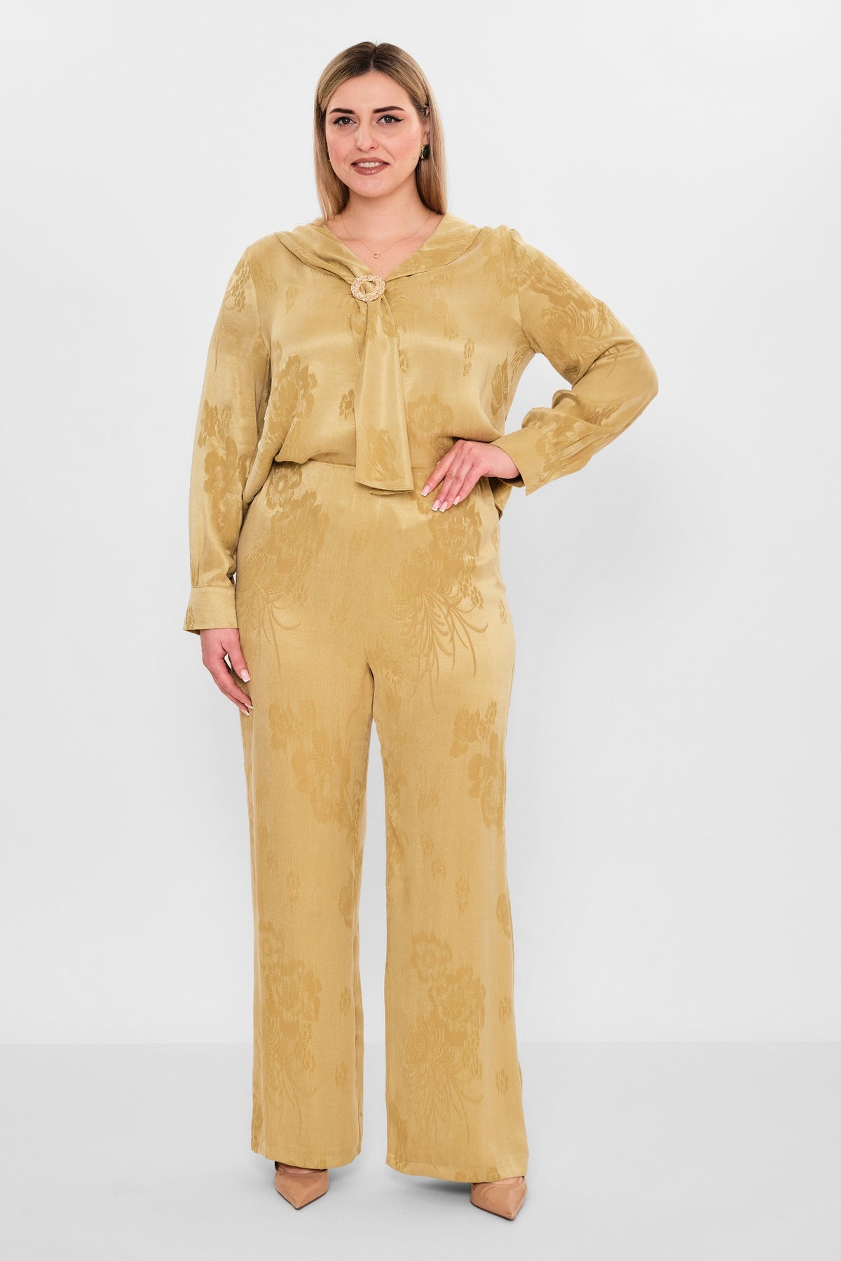 Laluce - Plus Size Trousers (L2.Y26.PNT.2P231) - 8690200082689