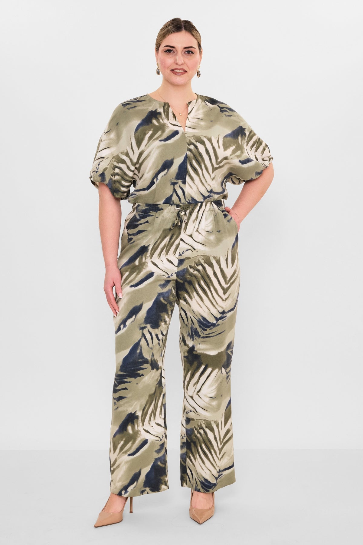 Laluce - Plus Size Trousers (L2.Y26.PNT.2P232) - 8690200082702