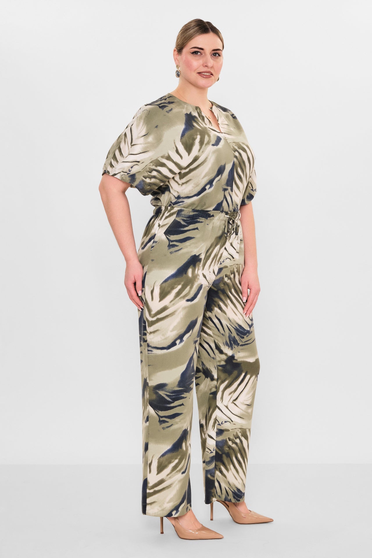 Laluce - Plus Size Trousers (L2.Y26.PNT.2P232) - 8690200082702