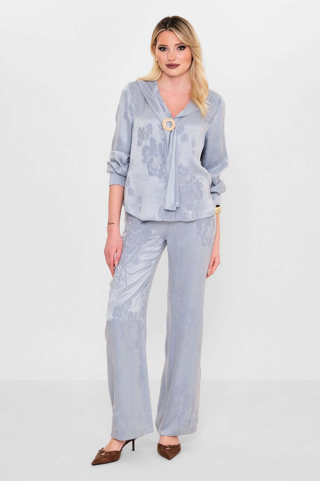 Laluce - Plus Size Blouse (LL.Y26.BL.LB198) - 8690200082726