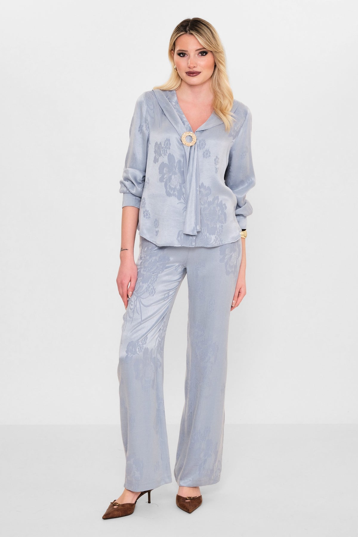 Laluce - Plus Size Blouse (LL.Y26.BL.LB198) - 8690200082726