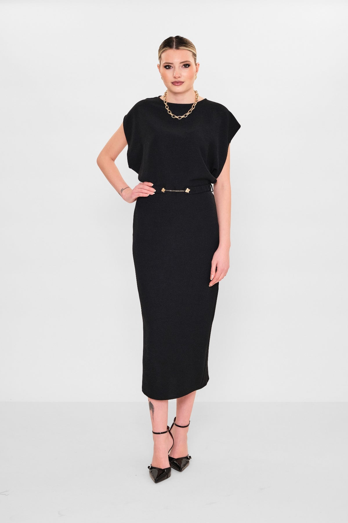 Laluce - Plus Size Dress (LL.Y26.ELB.LE655) - 8690200082795
