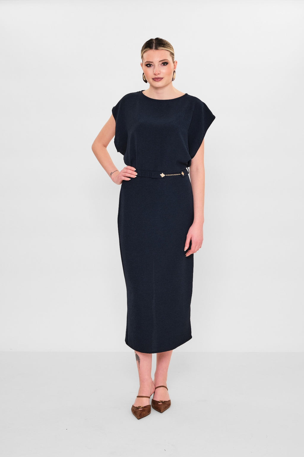 Laluce - Plus Size Dress (LL.Y26.ELB.LE655) - 8690200082818