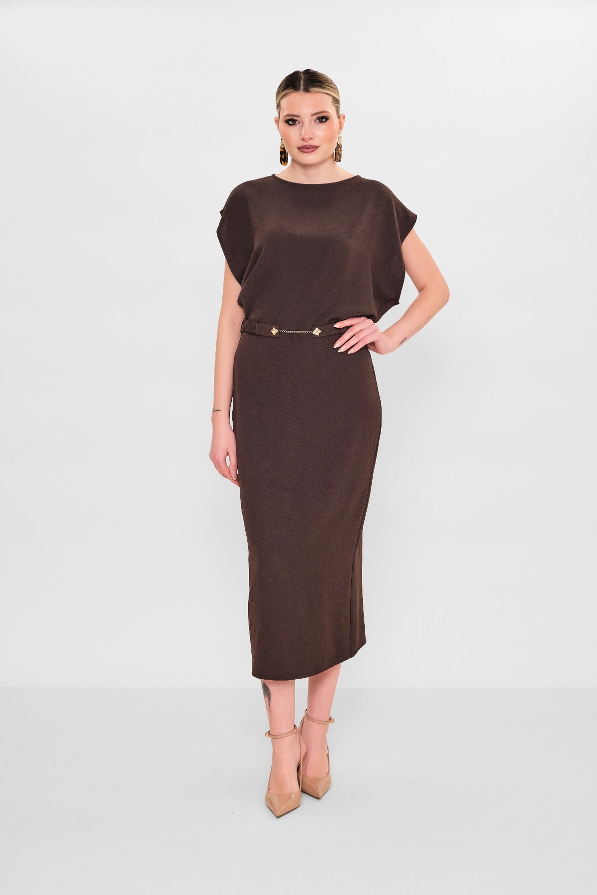 Laluce - Plus Size Dress (LL.Y26.ELB.LE655) - 8690200082825