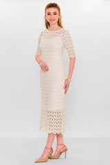 Laluce - Plus Size Dress (LL.Y26.ELB.LE662) - 8690200082870