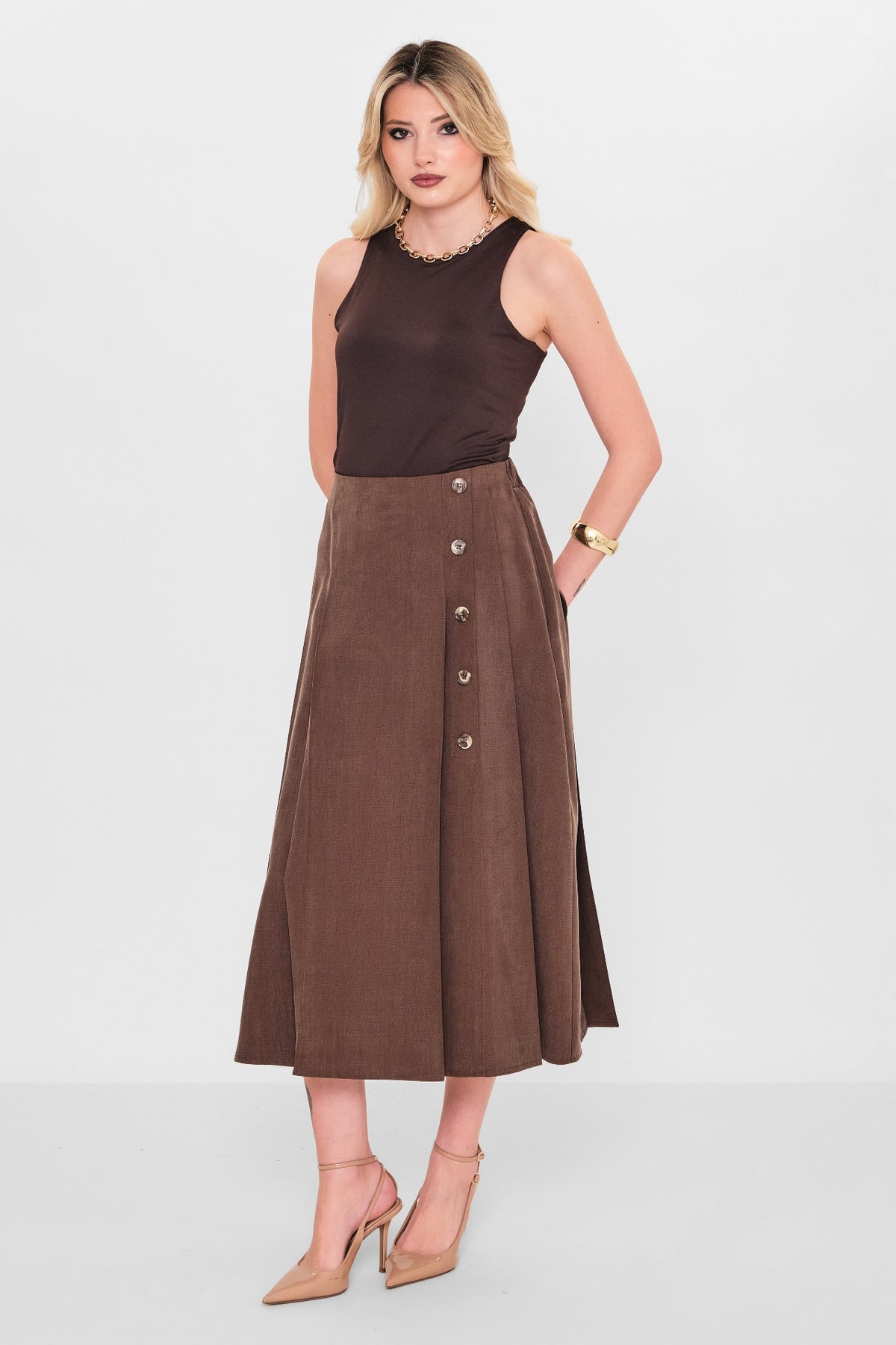 Qm - Plus Size Skirt (QM.Y26.EK.QD82) - 8690200083914