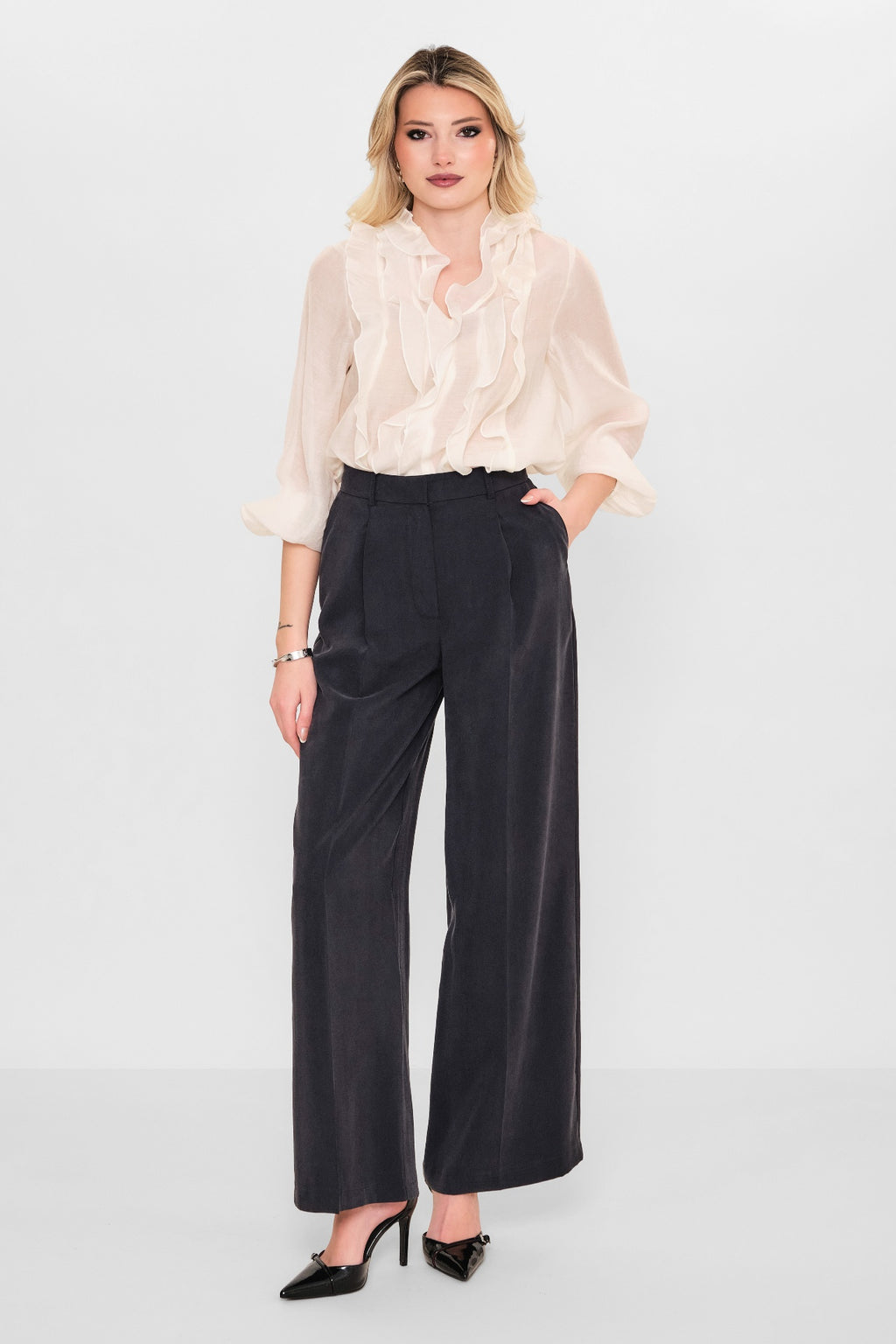 Qm - Plus Size Trousers (QM.Y26.PNT.QP209) - 8690200084294