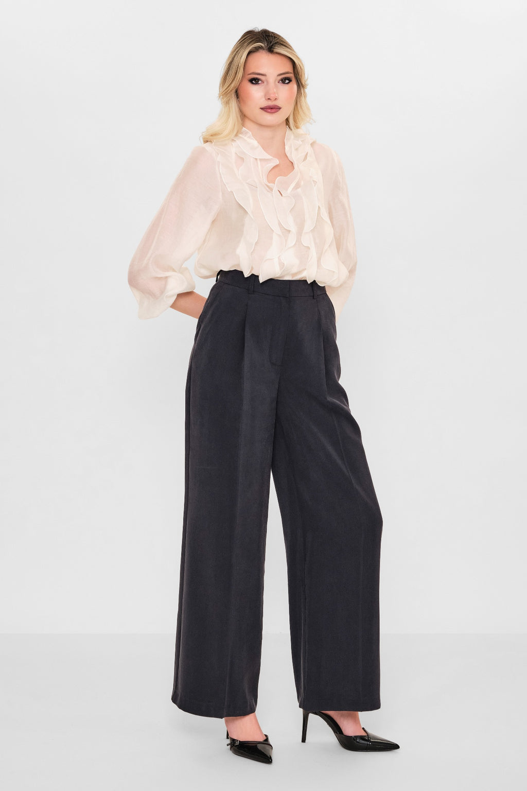 Qm - Plus Size Trousers (QM.Y26.PNT.QP209) - 8690200084294
