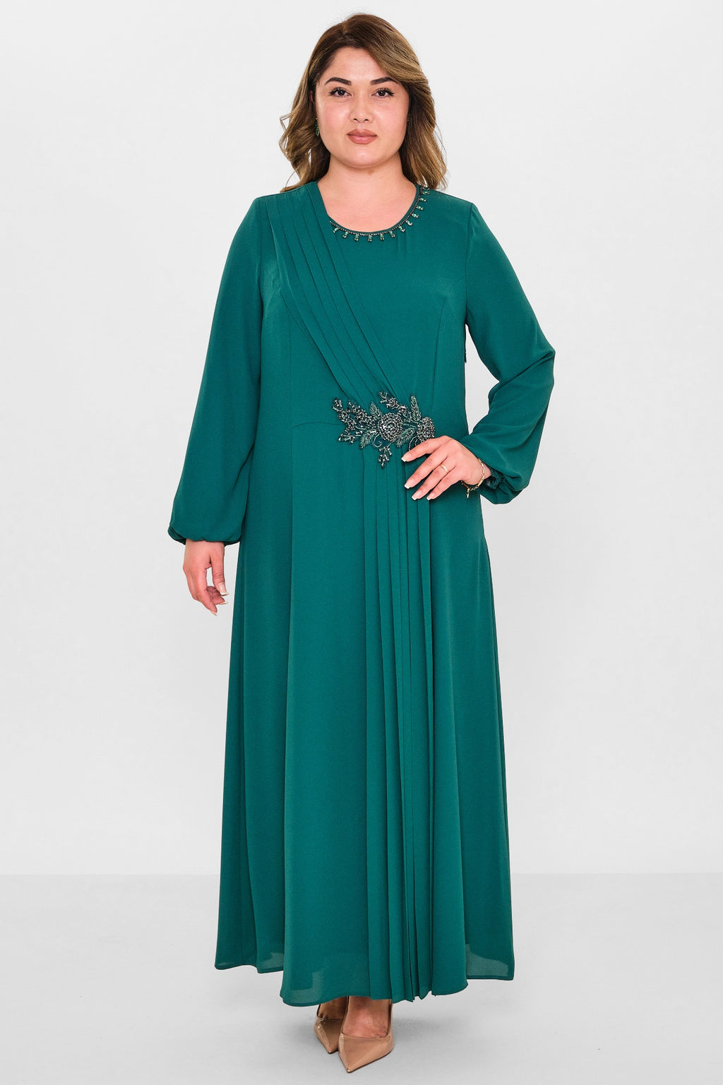Gumanize - Plus Size Dress (GMZ2026-157-6842) - 8690200084362