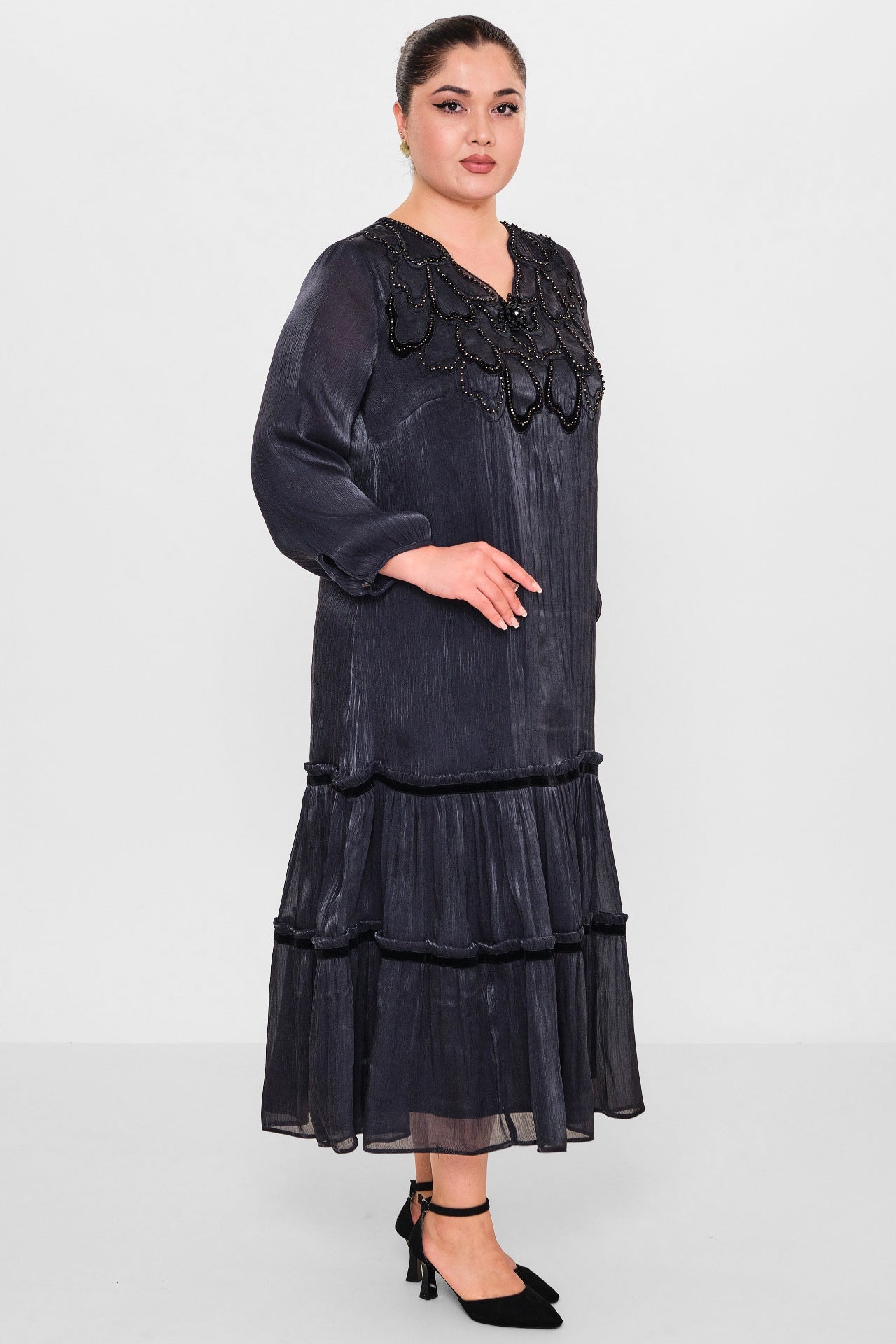 Gumanize - Plus Size Dress (GMZ2026-190-7316) - 8690200084591