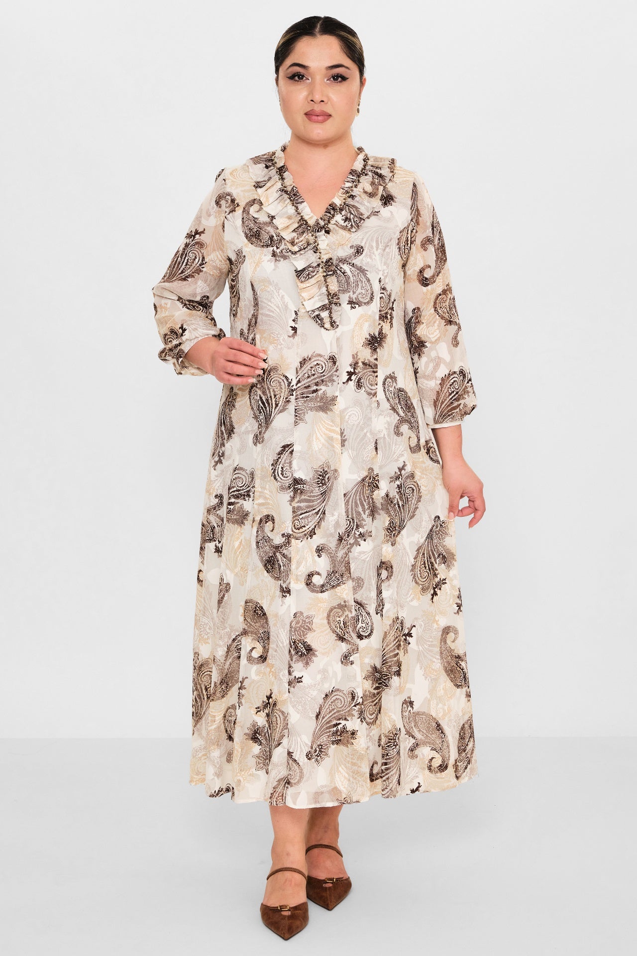 Gumanize - Plus Size Dress (GMZ2026-370-7997) - 8690200084645