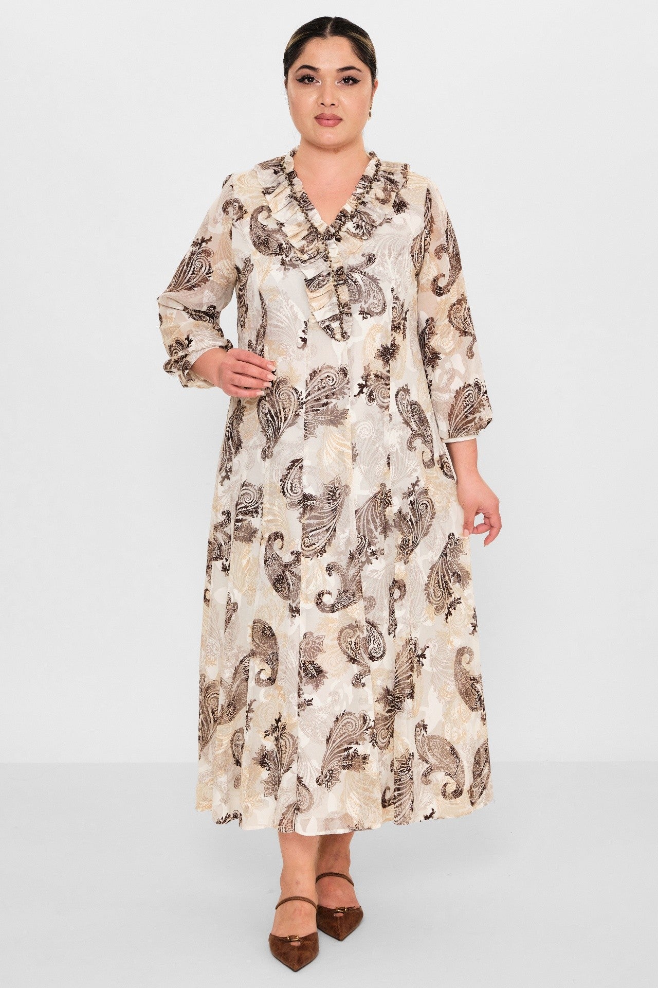 Gumanize - Extended Plus Size Dress (GMZ2026-498-7997) - 8690200084676