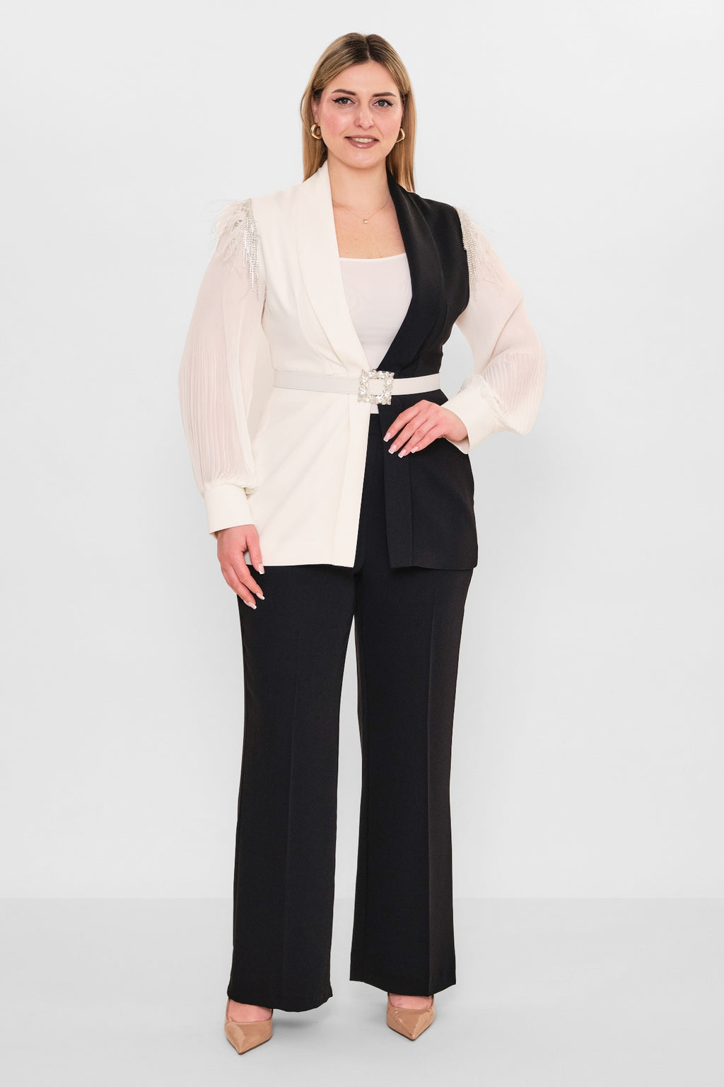 Qne Tu - Plus Size Suit (QNE26Y5116BB) - 8690200084737