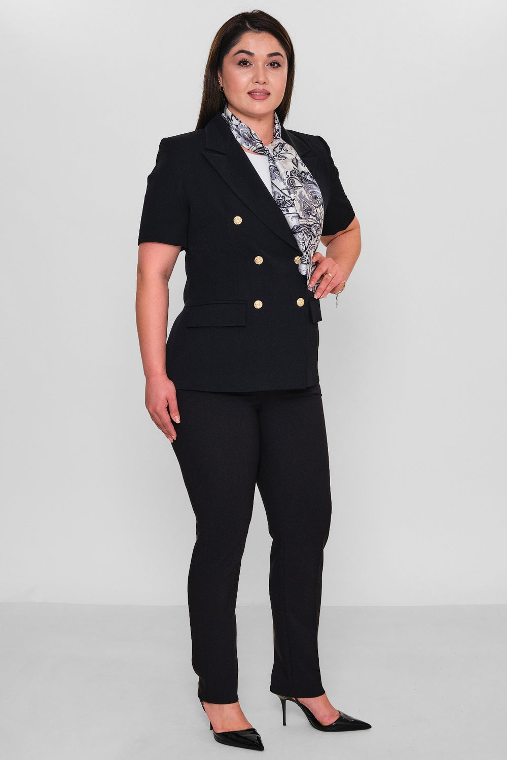 Selen - Plus Size Jacket (SLN26Y07557) - 8690200085611