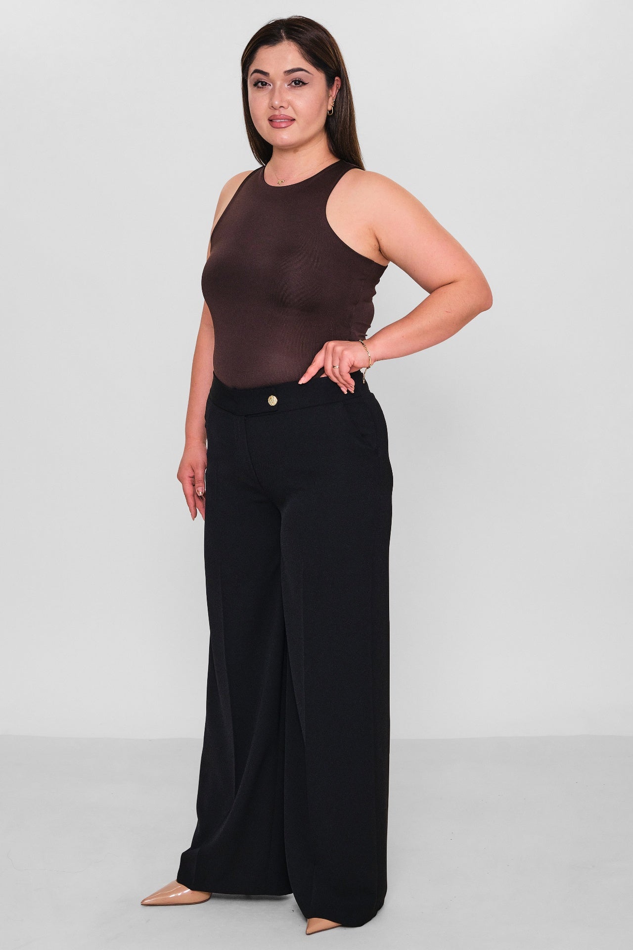 Selen - Plus Size Trousers (SLN26Y11876) - 8690200085673
