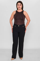 Selen - Plus Size Trousers (SLN26Y11896) - 8690200085871