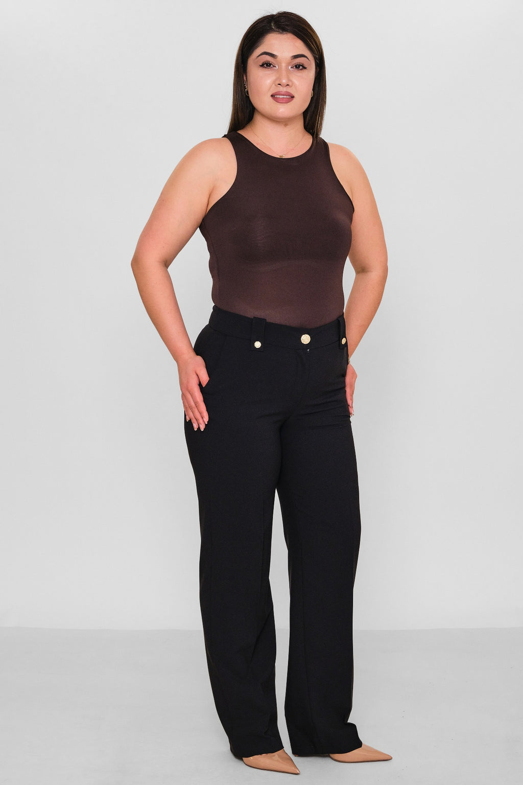 Selen - Plus Size Trousers (SLN26Y11896) - 8690200085871