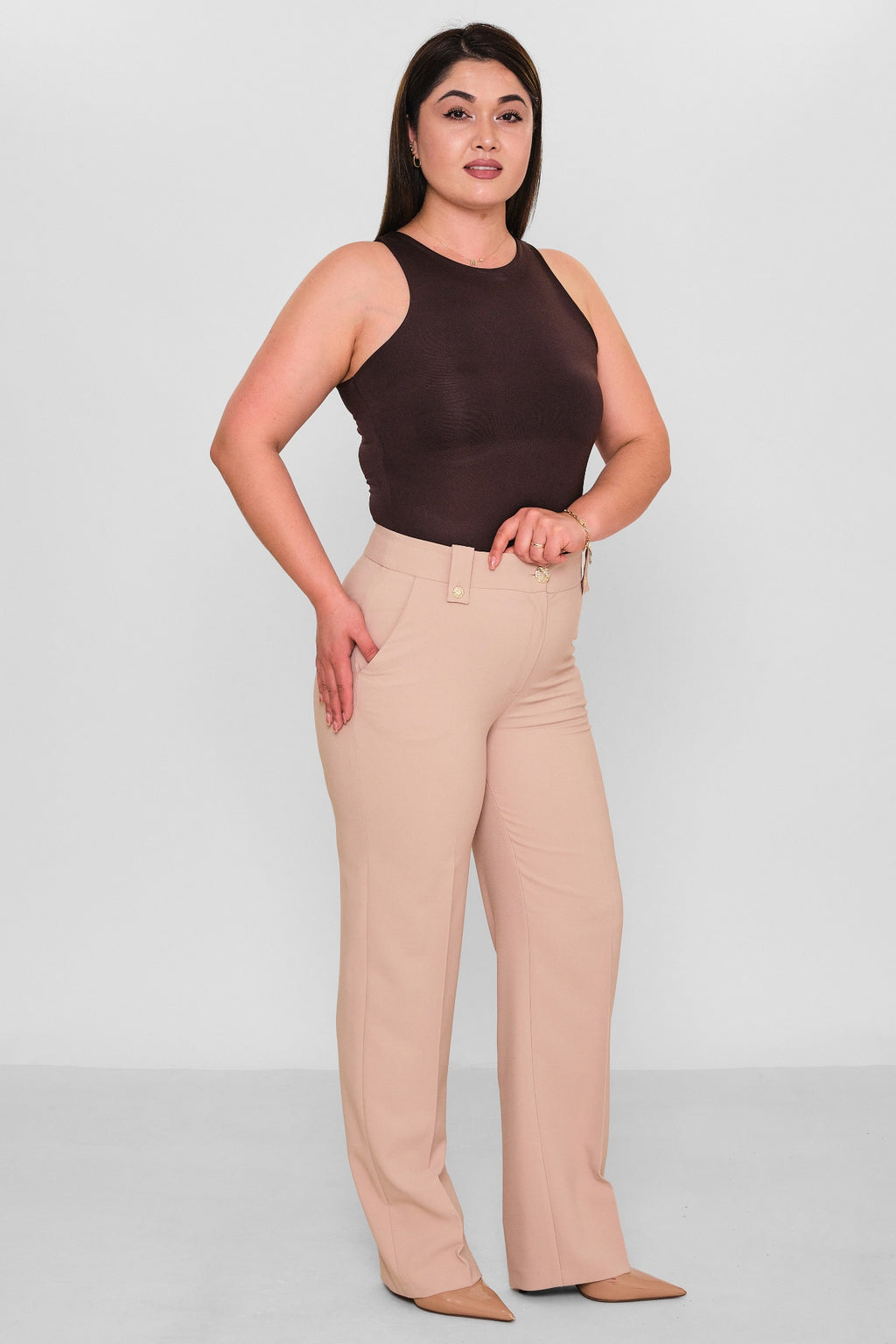 Selen - Plus Size Trousers (SLN26Y11896) - 8690200085888