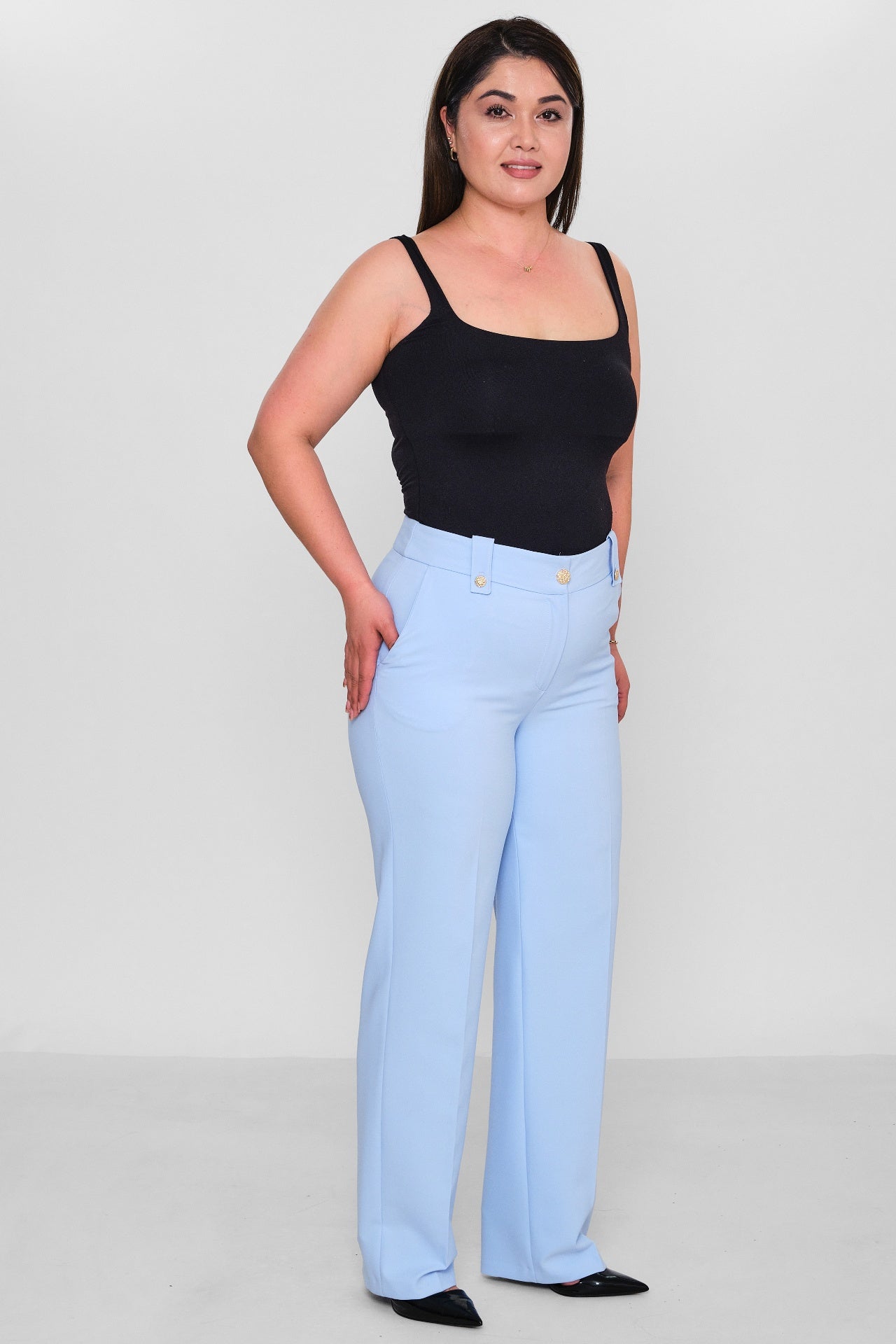 Selen - Plus Size Trousers (SLN26Y11896) - 8690200085918