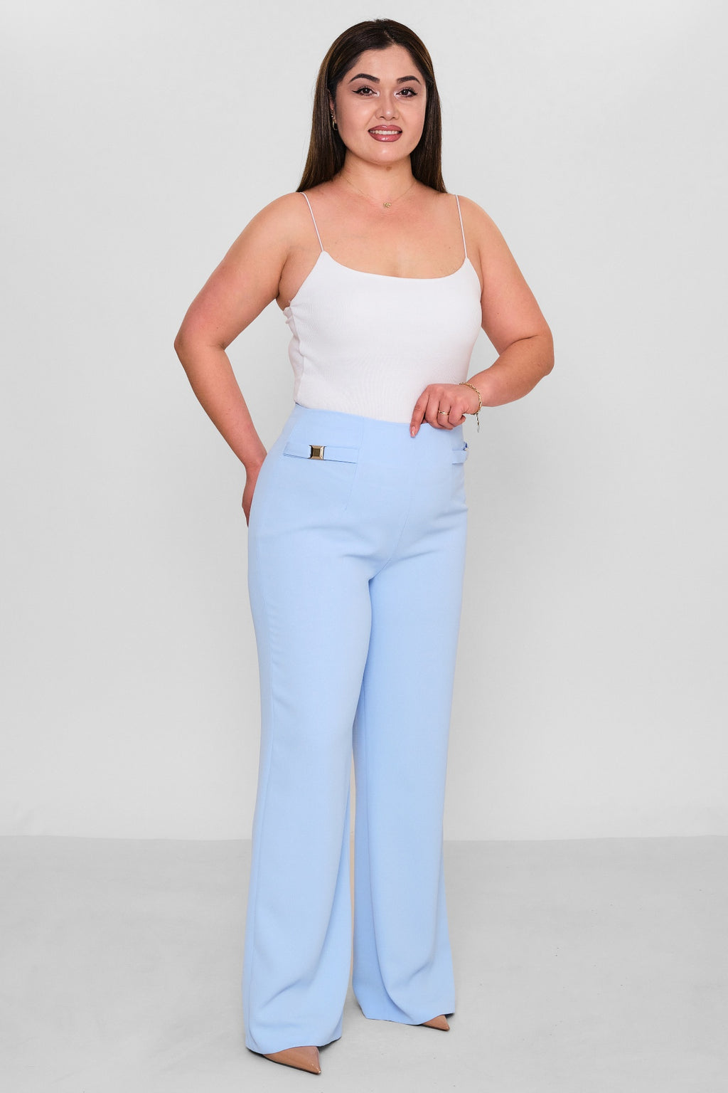 Selen - Plus Size Trousers (SLN26Y11903) - 8690200085963