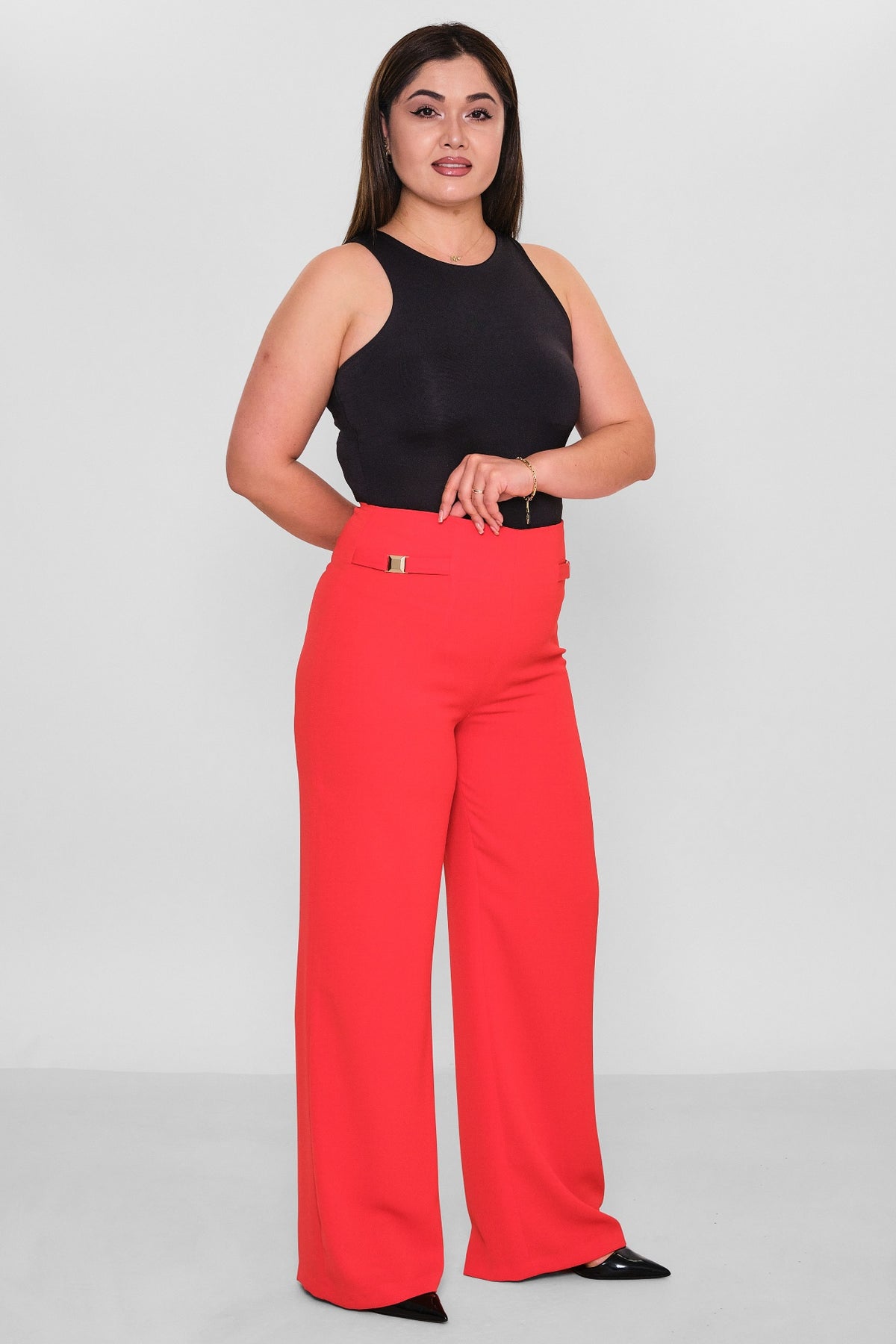 Selen - Plus Size Trousers (SLN26Y11903) - 8690200085970