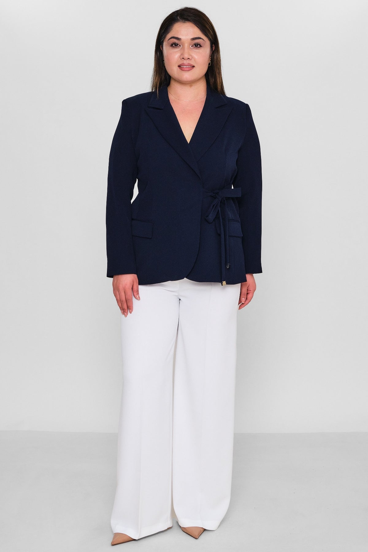 Selen - Plus Size Jacket (SLN26Y17533) - 8690200086014