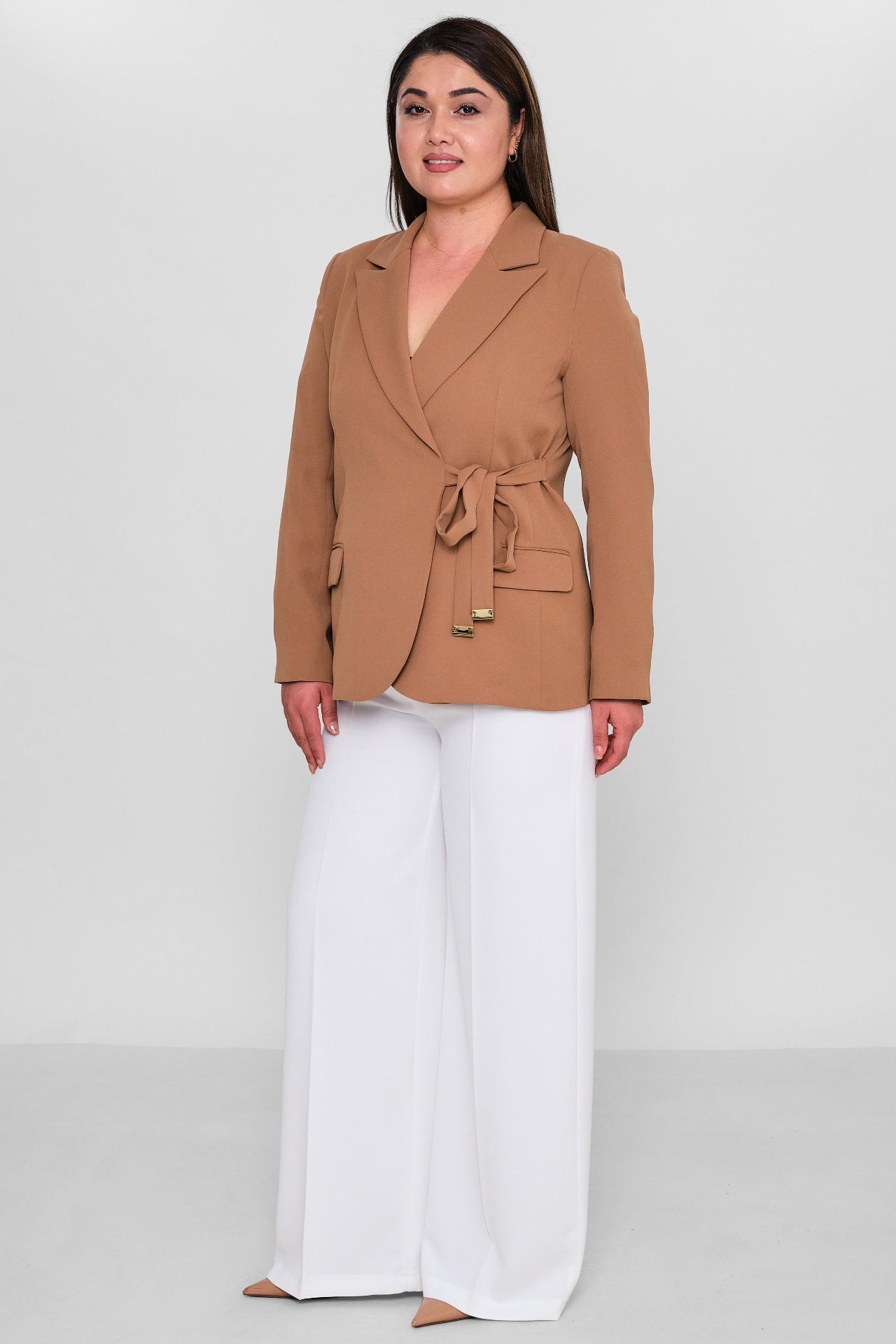 Selen - Plus Size Jacket (SLN26Y17533) - 8690200086021