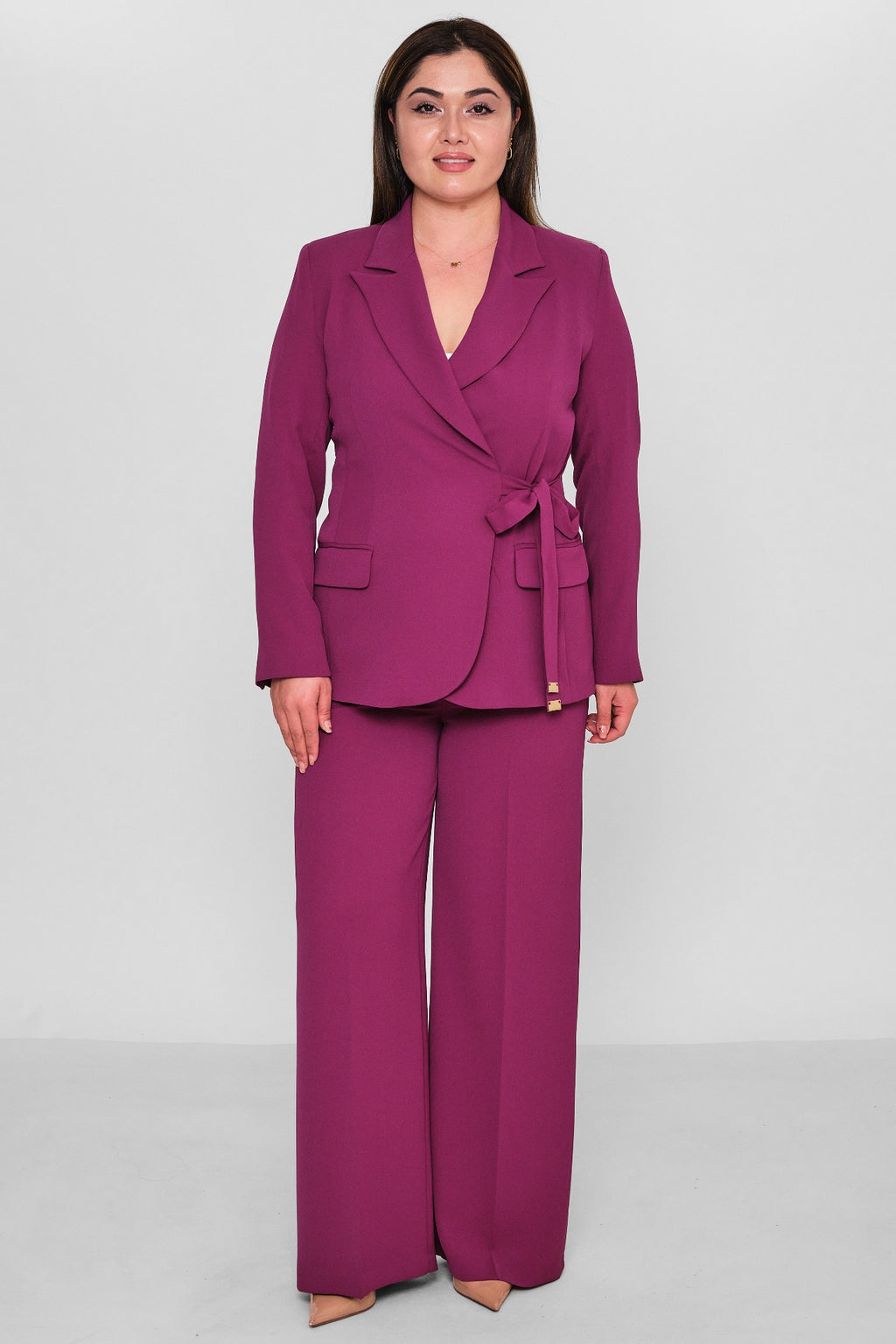 Selen - Plus Size Jacket (SLN26Y17533) - 8690200086038